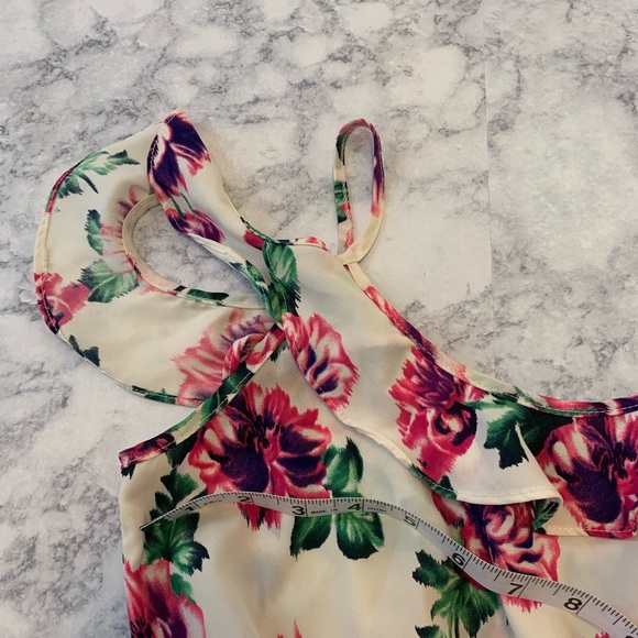 M dress floral print dress or long tank top - Picture 4 of 7